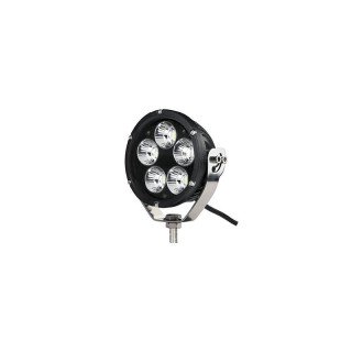 Faro Largo Alcance redondo de 4", 5 Leds Cree
