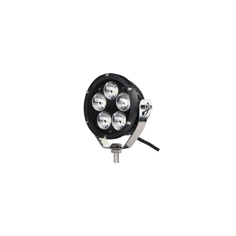 Faro Largo Alcance redondo de 4", 5 Leds Cree