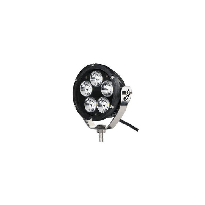 Faro Largo Alcance redondo de 4", 5 Leds Cree