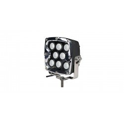 Faro Largo Alcance cuadrado de 7", 8 Leds Cree