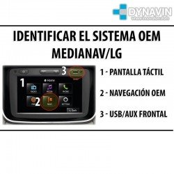 OPEL, RENAULT, DACIA, FIAT CON SISTEMA MEDIA NAV - INTERFACE, CONECTOR PARA CAMARA TRASERA