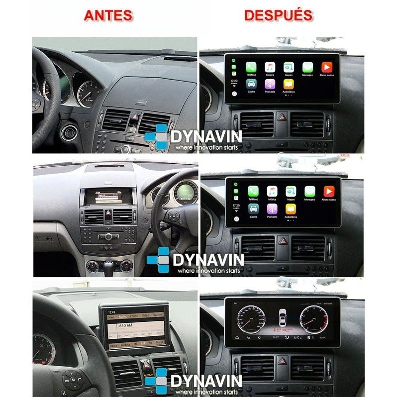 Comprar MERCEDES CLASE C W204 (2007-6/2011) - ANDROID 10,25