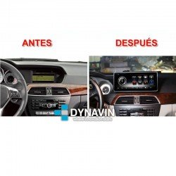 MERCEDES CLASE C W204 (+06/2011) - ANDROID 10,25"
