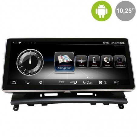 MERCEDES CLASE C W204 (2007-6/2011) - ANDROID 10,25"