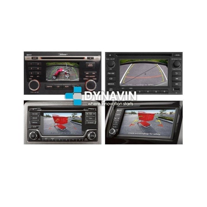 NISSAN AUDIO (SIN GPS) - CONECTOR PARA INSTALAR CAMARA TRASERA