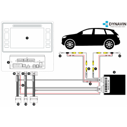 TOYOTA, SUBARU, SCION. TOUCH, TOUCH AND GO, PLUS (+2010) - INTERFACE, CONECTOR PARA CAMARA TRASERA Y DELANTERA