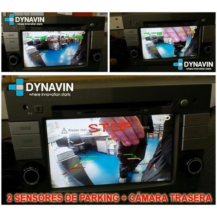 CAMARA TRASERA CON 2 SENSORES DE APARCAMIENTO TRASEROS INCLUIDOS - TODO EN UNO, SENCILLA INSTALACION