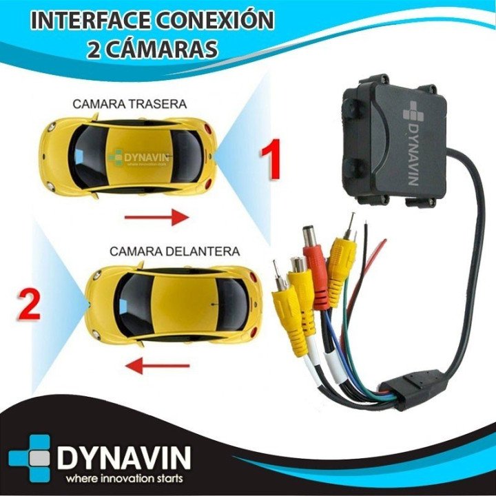 UNIVERSAL HQ (v.2) - 2 CÁMARAS INTERFACE CONTROL CAMARA TRASERA + DELANTERA