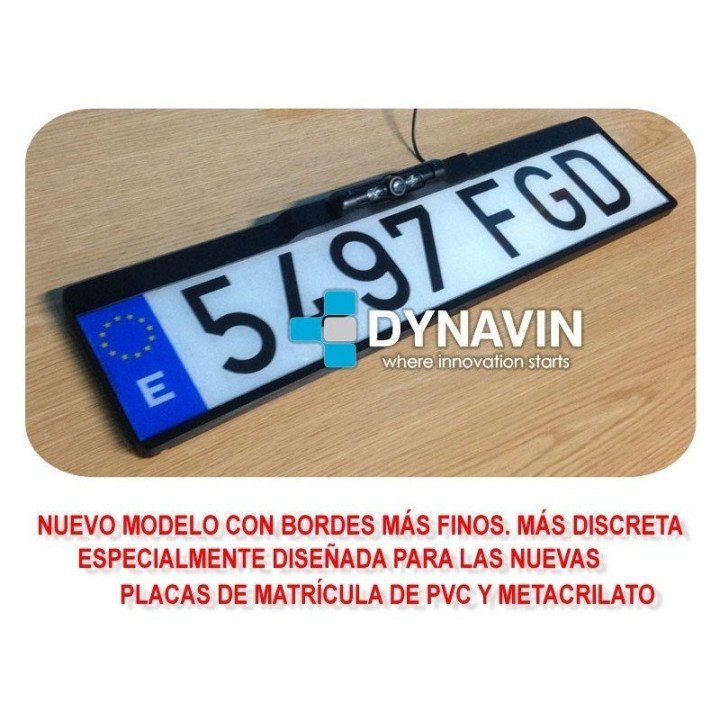 TIPO 25 - SOPORTE DE MATRICULA CON CAMARA TRASERA UNIVERSAL