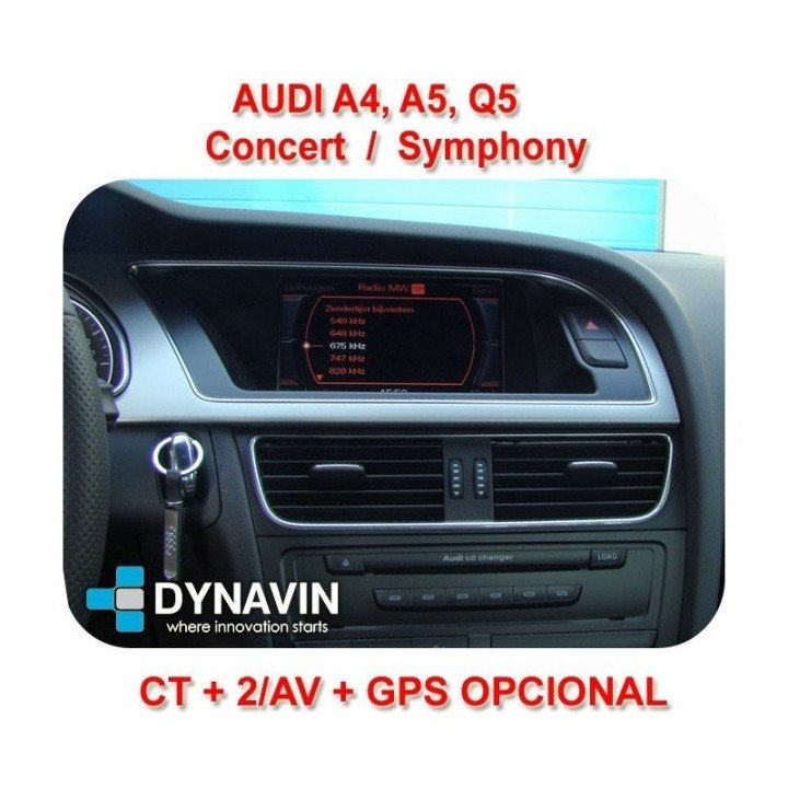 AUDI CONCERT, SYMPHONY - A4, A5, Q5 - INTERFACE MULTIMEDIA DYNALINK