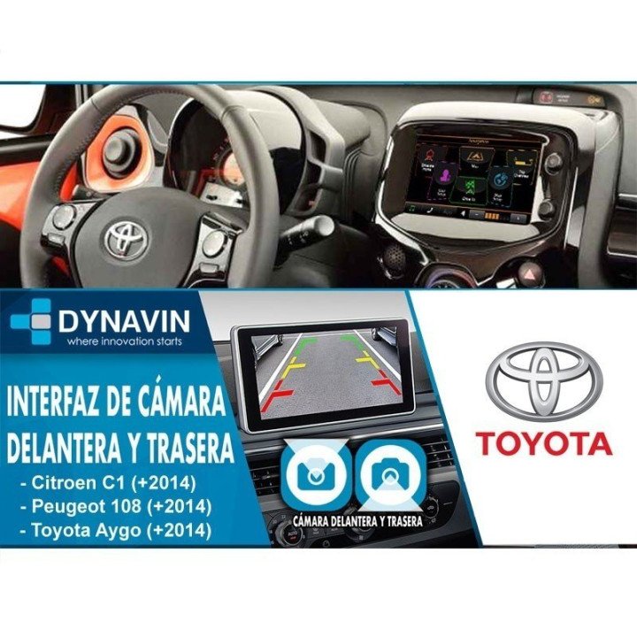 TOYOTA, PEUGEOT, CITROEN X-TOUCH, X-NAV (8pin) - CONECTOR PARA CAMARA TRASERA Y DELANTERA