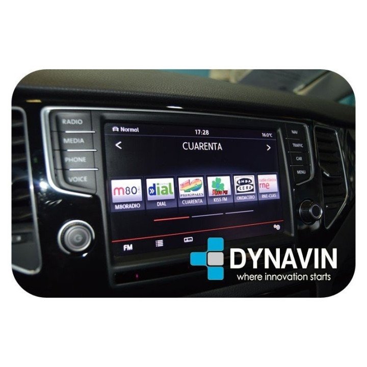 Dynavin VW700. VOLKSWAGEN GOLF 7 - EMBLEMA MOTORIZADO. CÁMARA TRASERA OCULTA A TODO COLOR