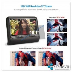 PANTALLA 10,1" HD, CD, DVD, USB, SD - LCD DIGITAL PARA CABECEROS CON SEGURIDAD ACTIVA