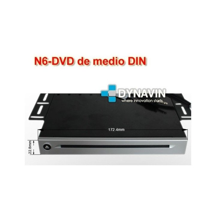 DVD BOX PARA DYNAVIN N6 y D99 DE TAMAÑO MINI: MEDIO DIN
