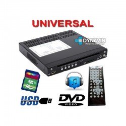 DVD BOX, CD, DVD, USB, SD, AUX DE TAMAÑO MINI UNIVERSAL: MEDIO DIN