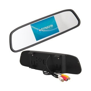 MONITOR RETROVISOR 4,3": AV IN + CAM IN