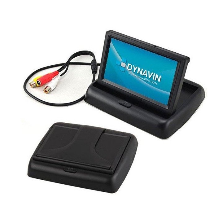 MONITOR 4,3" AV IN + CAM IN (ABATIBLE MANUAL)