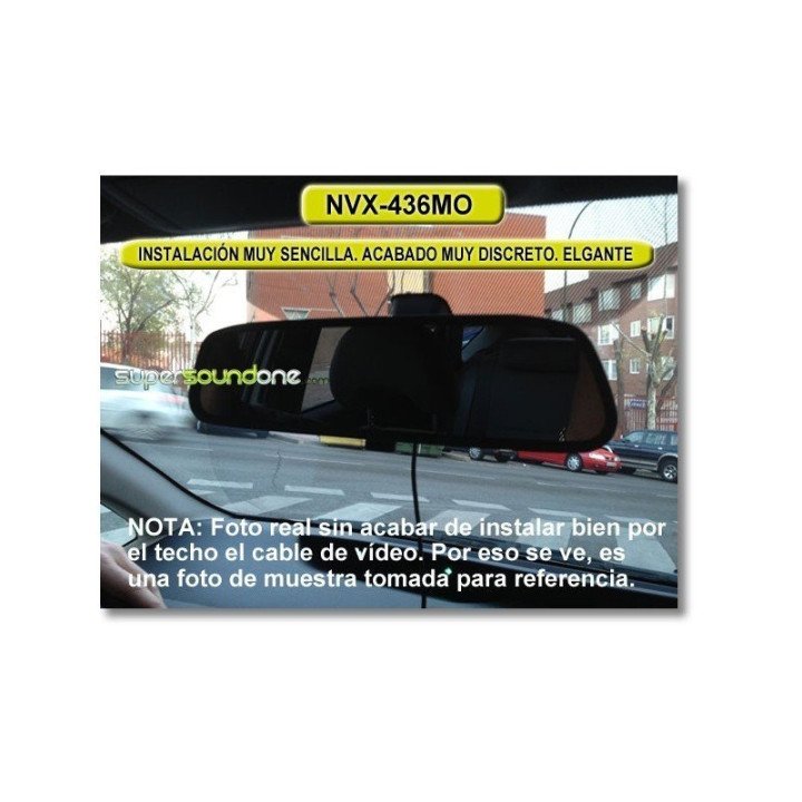 PACK RETROVISOR 4,3" + CAMARA TRASERA DVN-1016 CAM