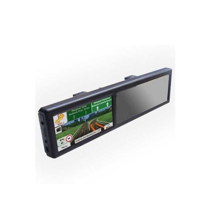 RETROVISOR GPS PANTALLA TACTIL 5" Y BLUETOOTH