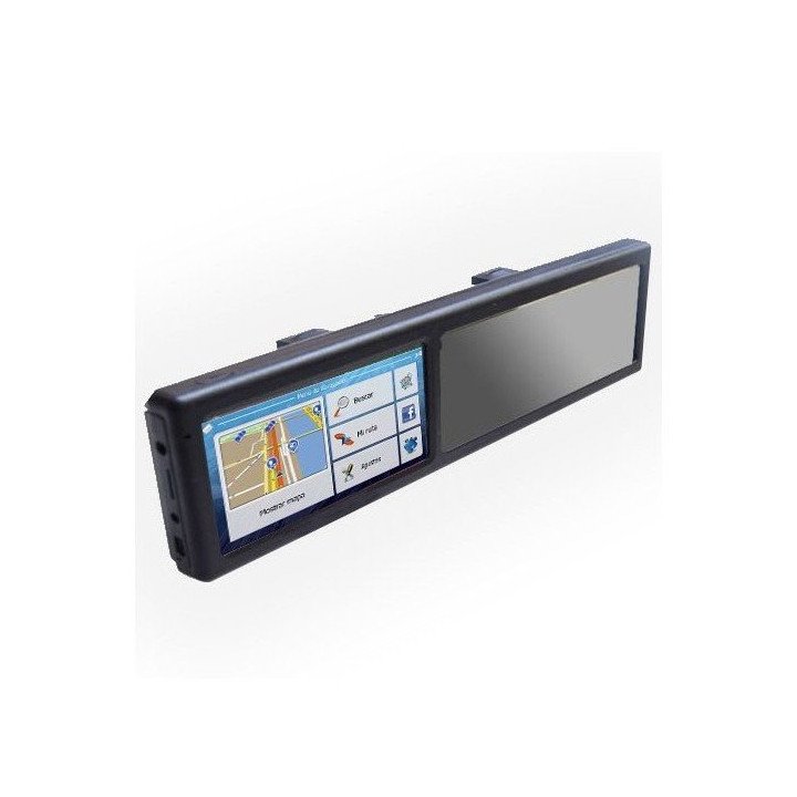 RETROVISOR GPS PANTALLA TACTIL 5" Y BLUETOOTH