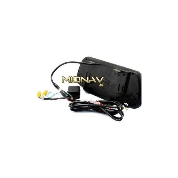 MONITOR RETROVISOR 7": AV IN + CAM IN (12/24V)