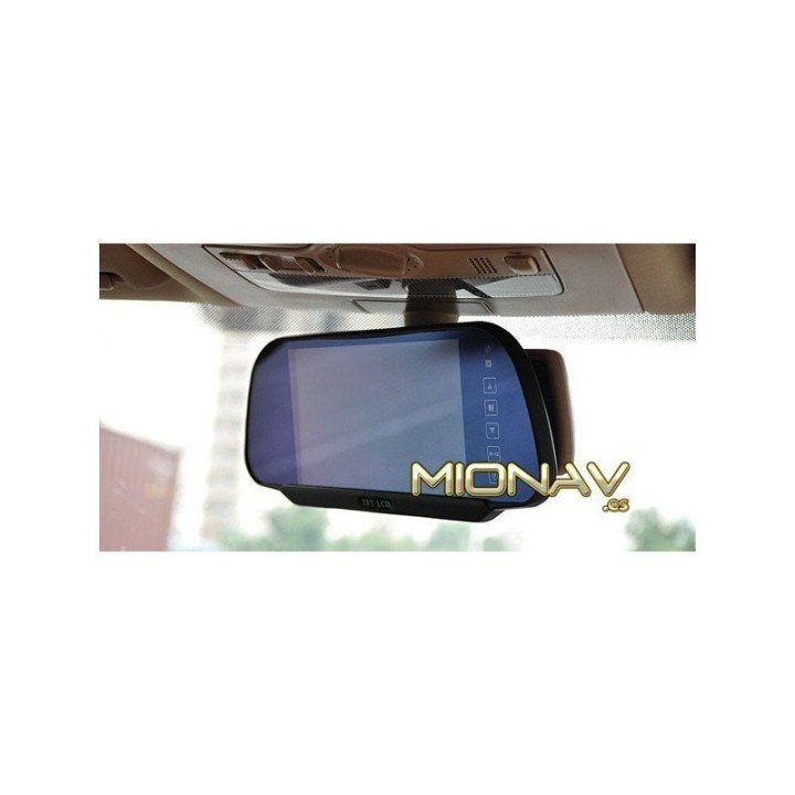 MONITOR RETROVISOR 7": AV IN + CAM IN (12/24V)