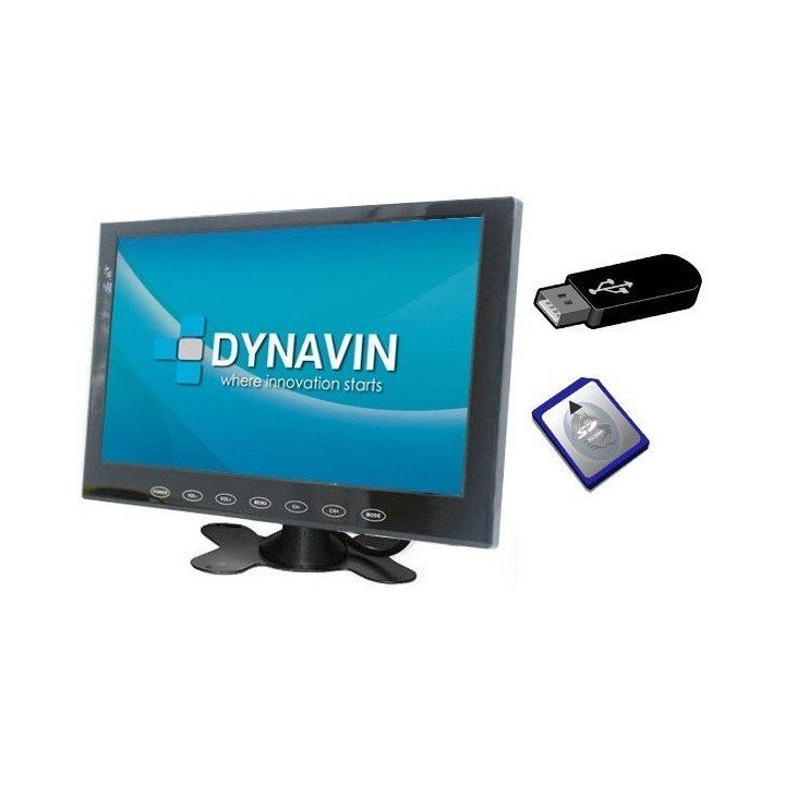 MONITOR 9": AV IN + CAM IN. SD, USB