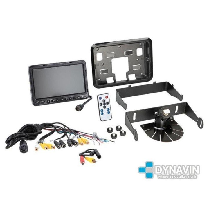 MONITOR 9": 4 x AV IN (1 CAM IN). QUAD PLUS