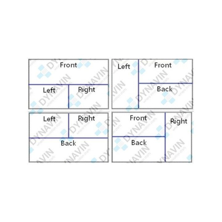 MONITOR 9": 4 x AV IN (1 CAM IN). QUAD PLUS