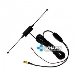 VARILLA. CONECTOR SMA. ANTENA DE TDT TV DIGITAL AMPLIFICADA 12V PARA COCHE