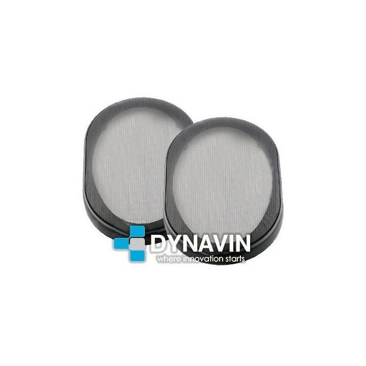 TA-Innovation-PAREJA REJILLAS DE ALTAVOZ. METÁLICAS. CUERPO NEGRO