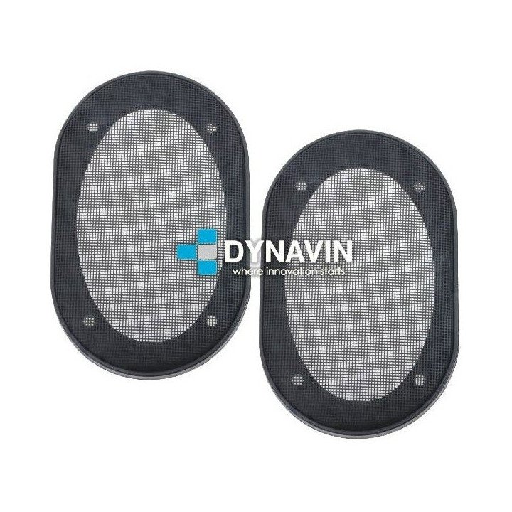 TA-Innovation-PAREJA REJILLAS DE ALTAVOZ. METÁLICAS. CUERPO NEGRO