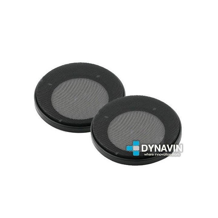 TA-Innovation-PAREJA REJILLAS DE ALTAVOZ. METÁLICAS. CUERPO NEGRO