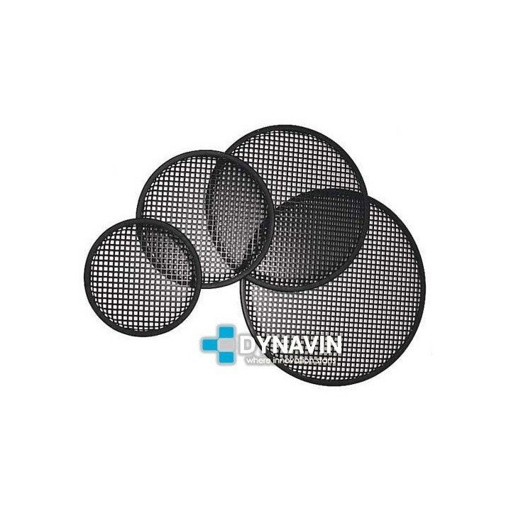 TA-Innovation-REJILLA DE ALTAVOZ. METÁLICA CON BORDE ENGOMADO. CUERPO NEGRO. PRECIO UNITARIO (NO PAREJA)