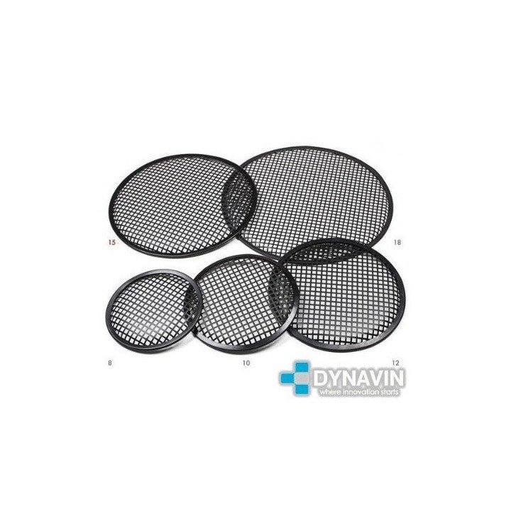 TA-Innovation-REJILLA DE ALTAVOZ. METÁLICA CON BORDE ENGOMADO. CUERPO NEGRO. PRECIO UNITARIO (NO PAREJA)