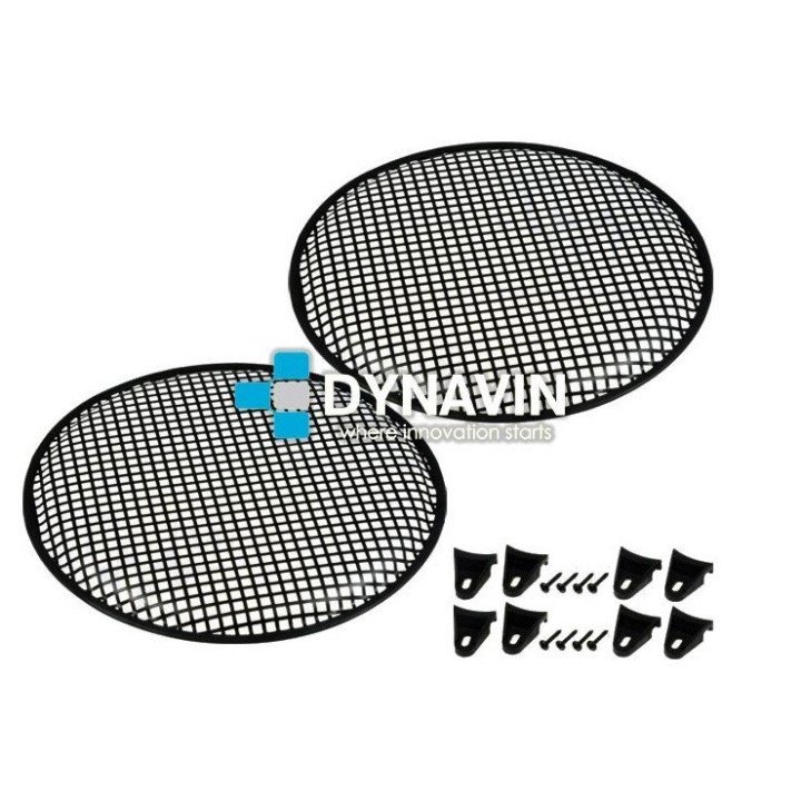 TA-Innovation-REJILLA DE ALTAVOZ. METÁLICA CON BORDE ENGOMADO. CUERPO NEGRO. PRECIO UNITARIO (NO PAREJA)