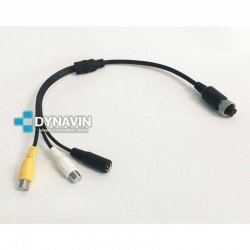 ADAPTADOR, CONVERSOR 4PIN PRO (MACHO) A RCA (HEMBRA)