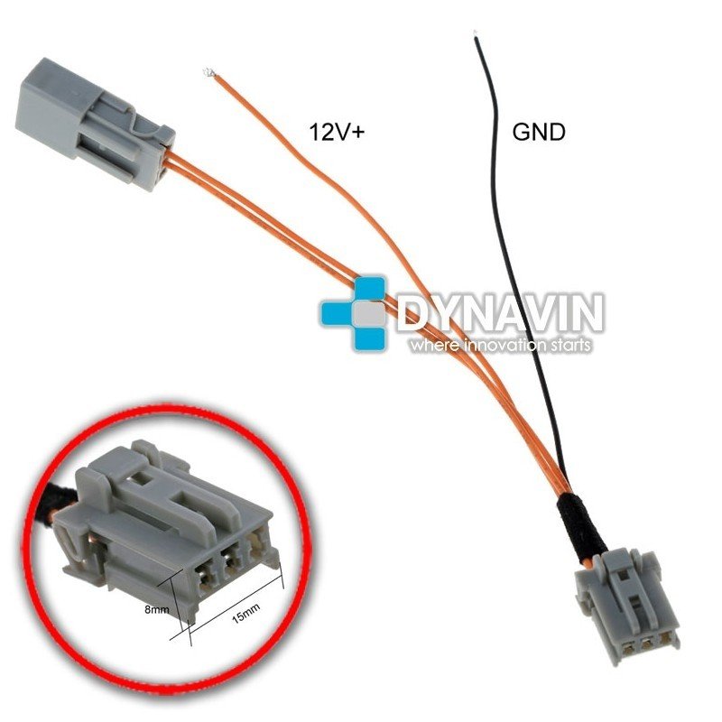 DYNAVIN-HONDA CONECTOR PARA CAMARA TRASERA DYNAVIN-HONDA CONECTOR PARA CAMARA TRASERA