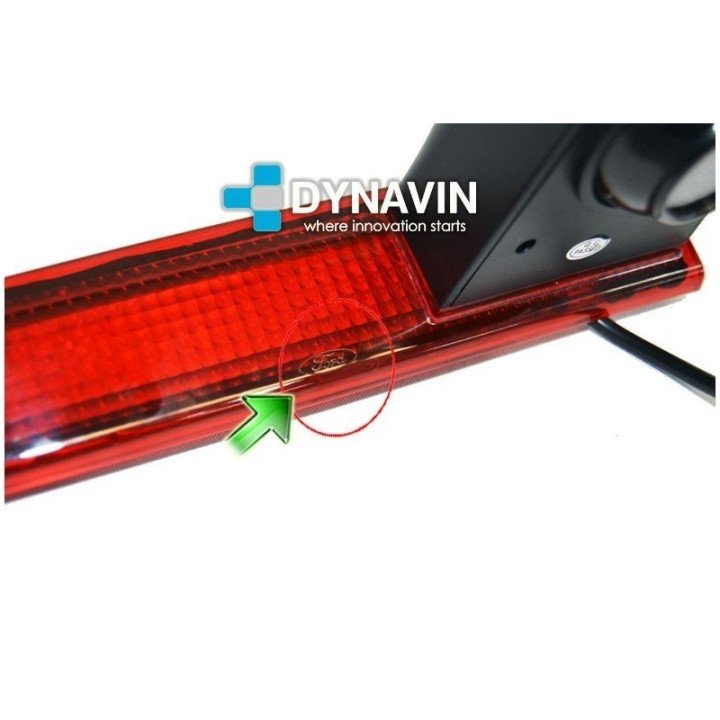 DYNAVIN-FORD FURGONETAS - LUZ DE FRENO SUPERIOR. CÁMARA TRASERA DE APARCAMIENTO. A TODO COLOR