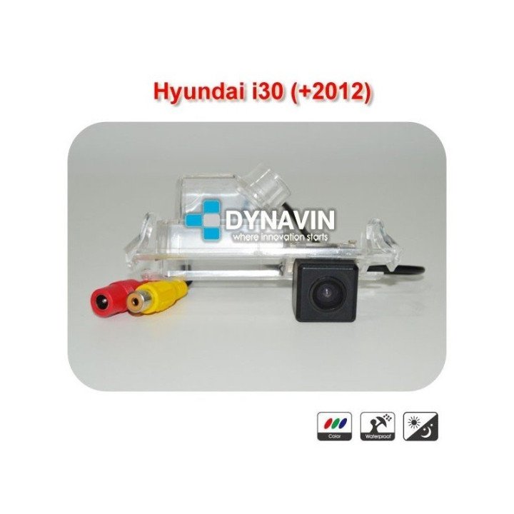 DYNAVIN-HYUNDAI I30 (GD +2012): CÁMARA TRASERA A TODO COLOR Y LINEAS GUIA DE ASISTENCIA PARA HUECO DE LUZ