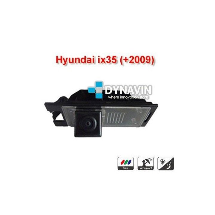 DYNAVIN-HYUNDAI ix35: CÁMARA TRASERA DE APARCAMIENTO A TODO COLOR Y LINEAS GUIA DE ASISTENCIA PARA HUECO DE LUZ