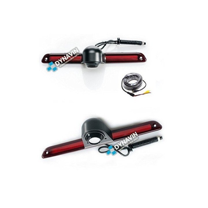 DYNAVIN-MERCEDES SPRINTER y VW CRAFTER - LUZ DE FRENO SUPERIOR. CÁMARA TRASERA DE APARCAMIENTO. A TODO COLOR