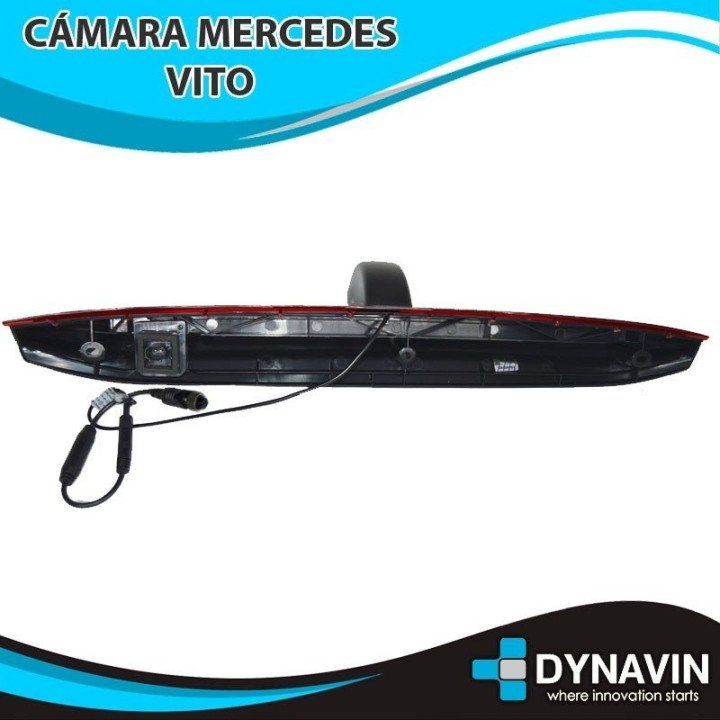 DYNAVIN-MERCEDES VITO (+2016) DE 2 PUERTAS - LUZ DE FRENO SUPERIOR. CÁMARA TRASERA DE APARCAMIENTO. A TODO COLOR