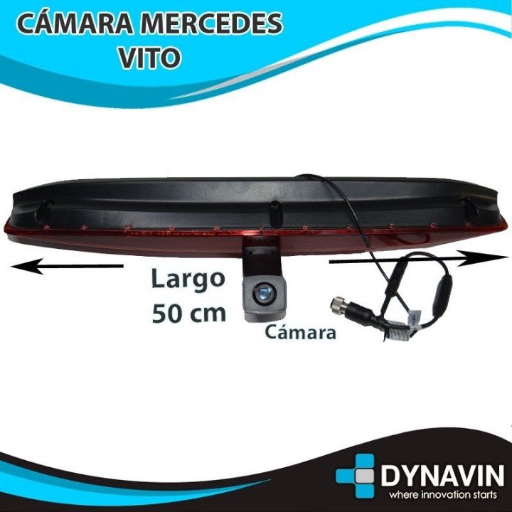 DYNAVIN-MERCEDES VITO (+2016) DE 2 PUERTAS - LUZ DE FRENO SUPERIOR. CÁMARA TRASERA DE APARCAMIENTO. A TODO COLOR