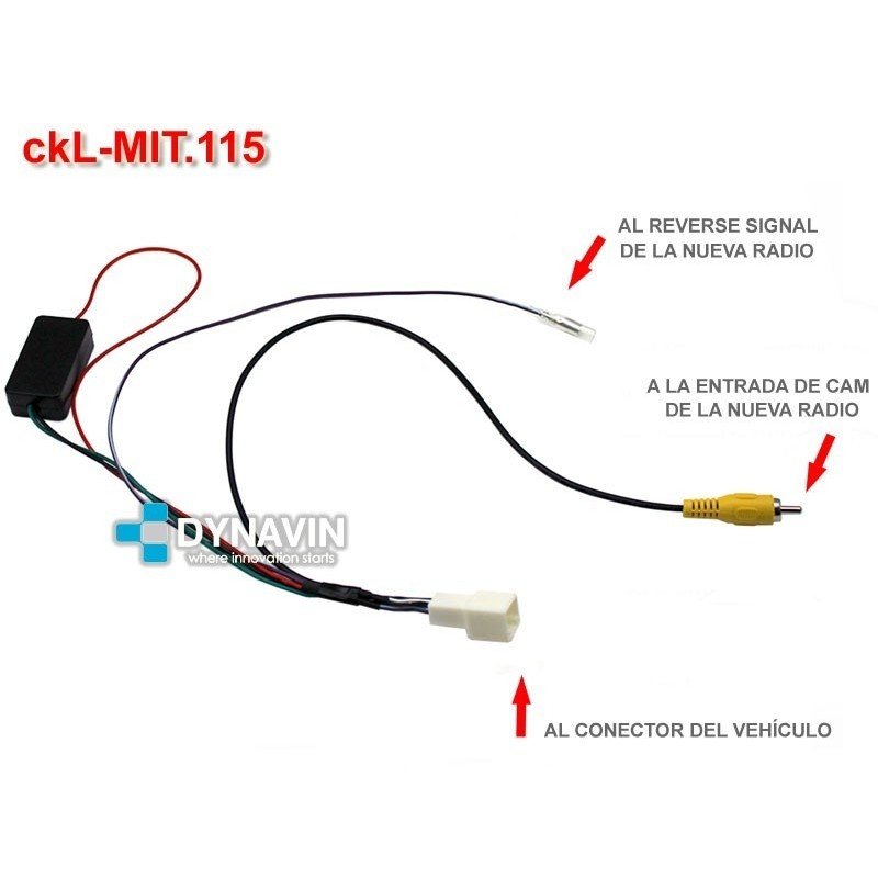 DYNAVIN-MITSUBISHI - INTERFACE PARA MANTENER LA CAMARA TRASERA ORIGINAL DYNAVIN-MITSUBISHI - INTERFACE PARA MANTENER LA CAMARA TRASERA ORIGINAL