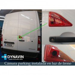 DYNAVIN-OPEL MOVANO, NISSAN NV400, RENAULT MASTER (+2010) - LUZ DE FRENO. CÁMARA TRASERA DE APARCAMIENTO. A TODO COLOR