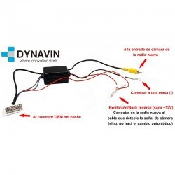 DYNAVIN-NISSAN - INTERFACE PARA MANTENER LA CAMARA TRASERA ORIGINAL