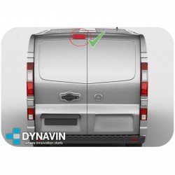 DYNAVIN-OPEL VIVARO, RENAULT TRAFIC (+2014) - LUZ DE FRENO SUPERIOR. CÁMARA TRASERA DE APARCAMIENTO. A TODO COLOR