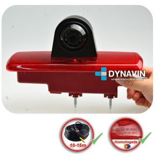 DYNAVIN-OPEL VIVARO, RENAULT TRAFIC (+2014) - LUZ DE FRENO SUPERIOR. CÁMARA TRASERA DE APARCAMIENTO. A TODO COLOR DYNAVIN-OPEL VIVARO, RENAULT TRAFIC (+2014) - LUZ DE FRENO SUPERIOR. CÁMARA TRASERA DE APARCAMIENTO. A TODO COLOR