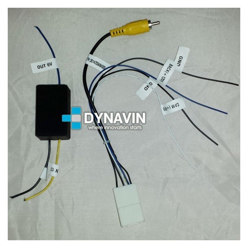 DYNAVIN-TOYOTA - INTERFACE PARA MANTENER LA CAMARA TRASERA ORIGINAL DYNAVIN-TOYOTA - INTERFACE PARA MANTENER LA CAMARA TRASERA ORIGINAL